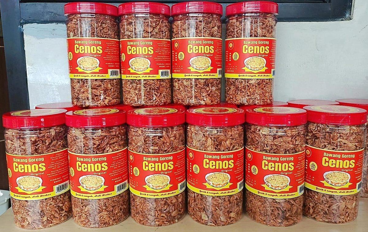 Stok toples Bawang Goreng Cenos siap kirim dari Brebes